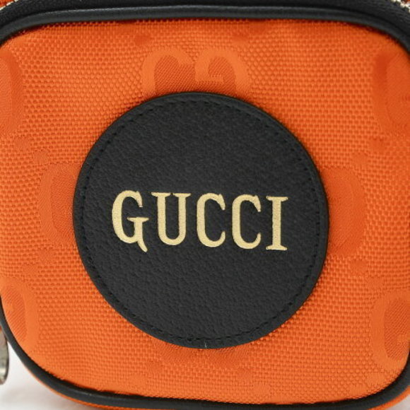 Gucci GG Off Grid Shoulder Bag Orange Nylon - Picture 3 of 7
